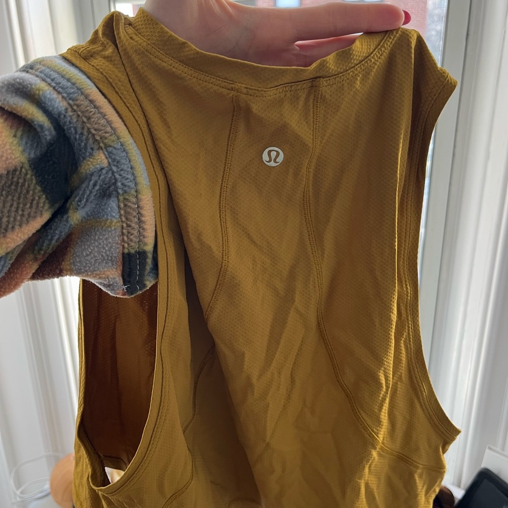 lululemon athletica Mustard Yellow Women's Top